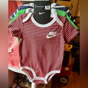 Brand New wTags.  3pack Nike Onesie set